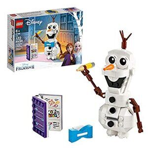 Lego New Disney Frozen II Olaf 41169 Olaf Snowman w/ notebook, pen & blue tie